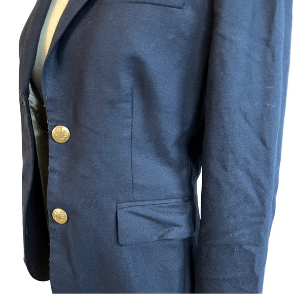 J. Crew Navy Blazer with Gold Buttons - Picture 7 of 13